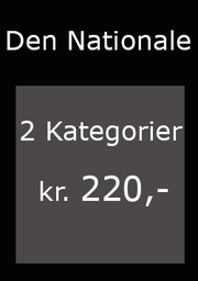 [Den Nationale] 2 kategorier Den Nationale