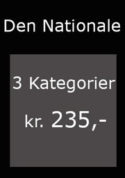 [Den Nationale] 3 kategorier Den Nationale